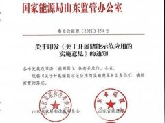 山東啟動500MW儲能示范項目，優(yōu)先消納、調(diào)峰獎勵！